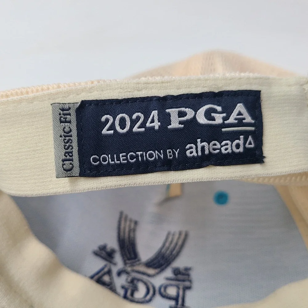 PGA Valhalla Hat Snapback Trucker Mesh Ahead Blue White Golf Club 2024 Logo Men